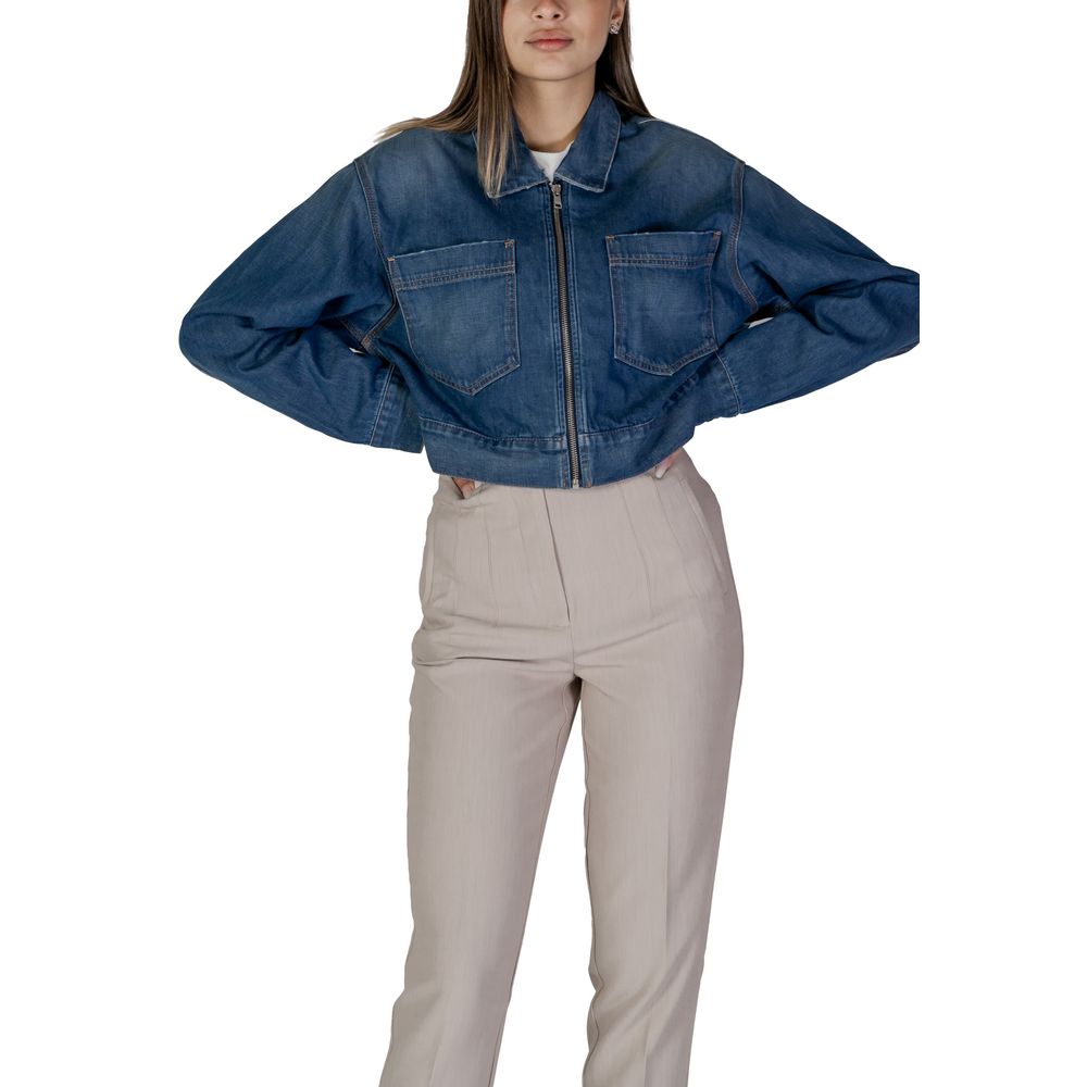 Replay Blaue Baumwolljacken &